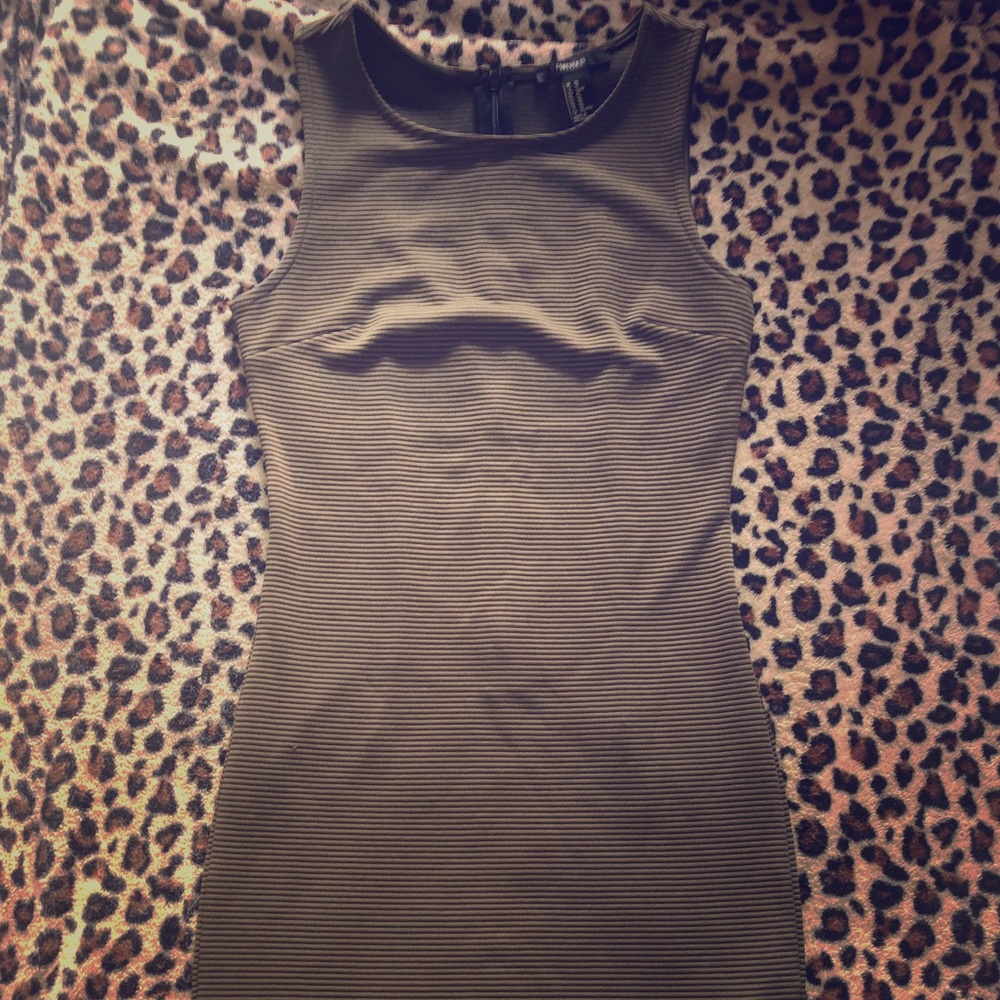 Olive green dress